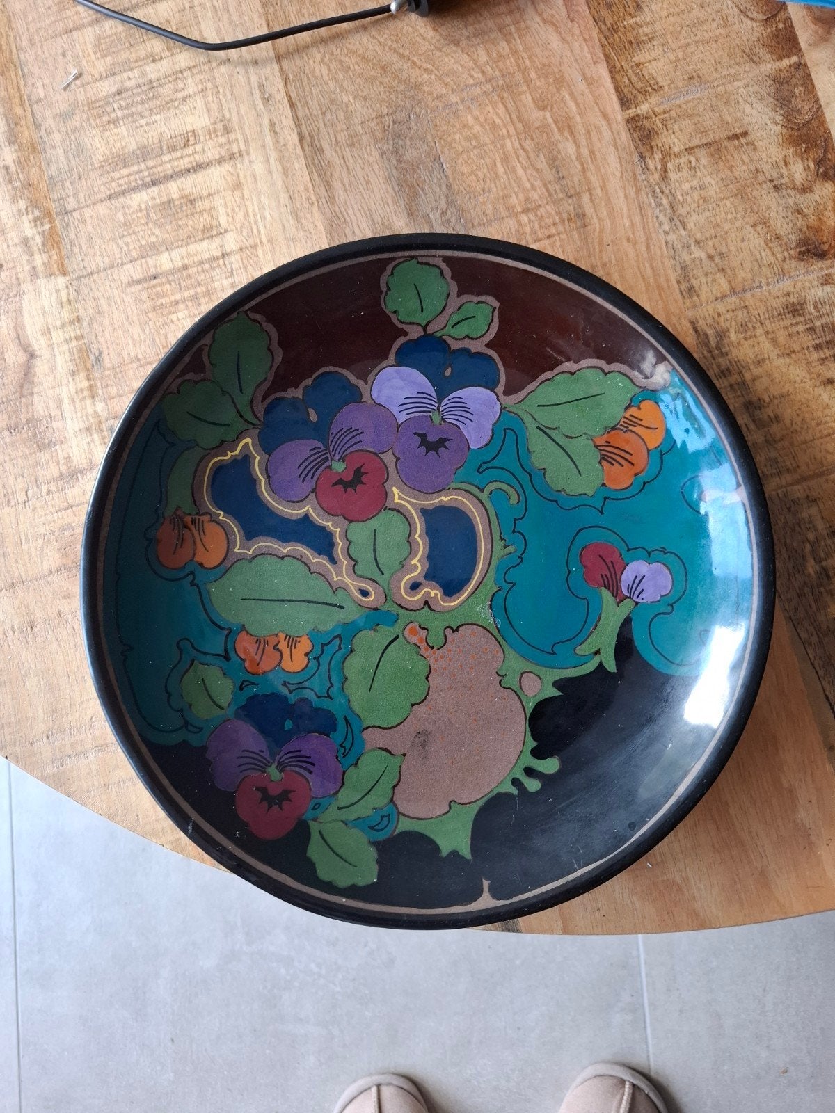 Talos Gouda Holland Wandbord met Bloemen, Ophalen of Verzenden