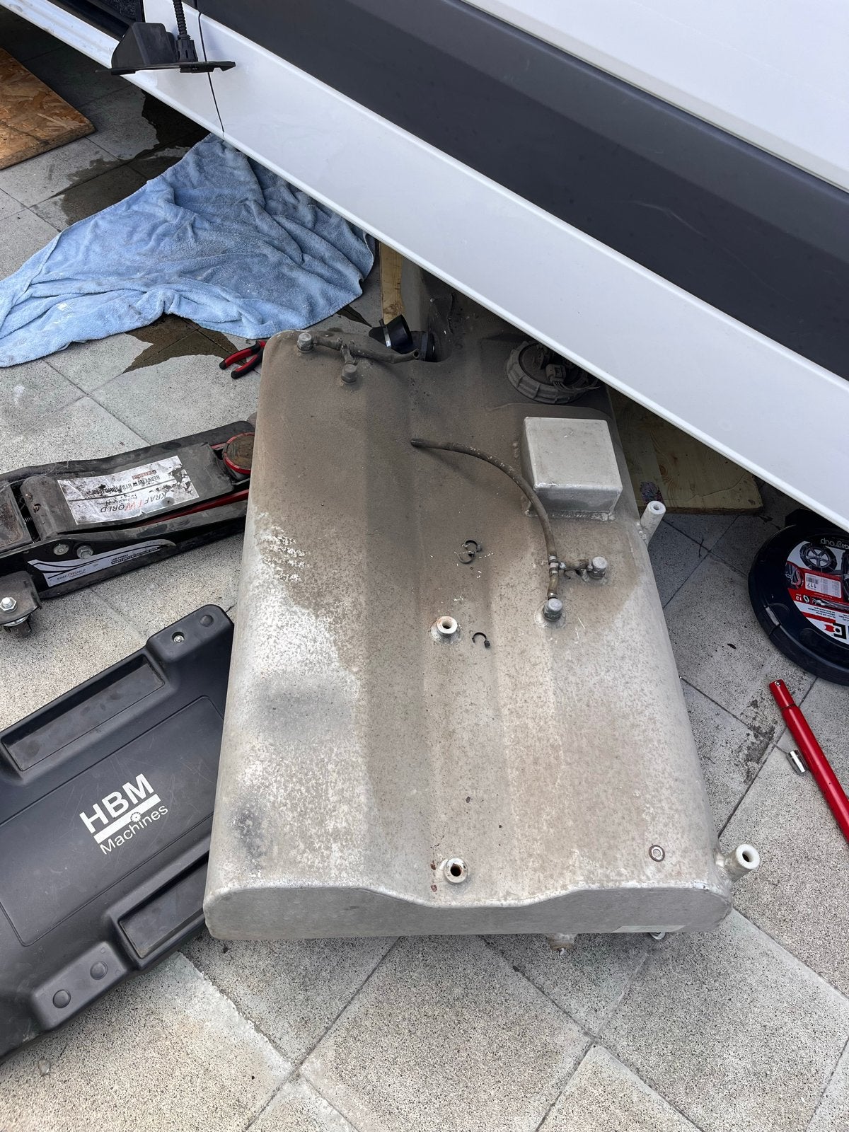 180L Aluminium Brandstoftank Mercedes Sprinter 2006-2016, Ophalen, Gebruikt, Mercedes-Benz