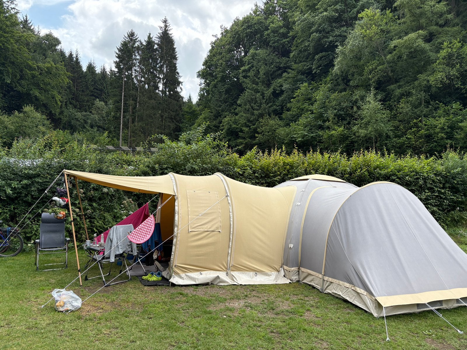 Karsten verlengluifel voor de 300 of 325, Caravans en Kamperen, Tenten, Ophalen, Zo goed als nieuw