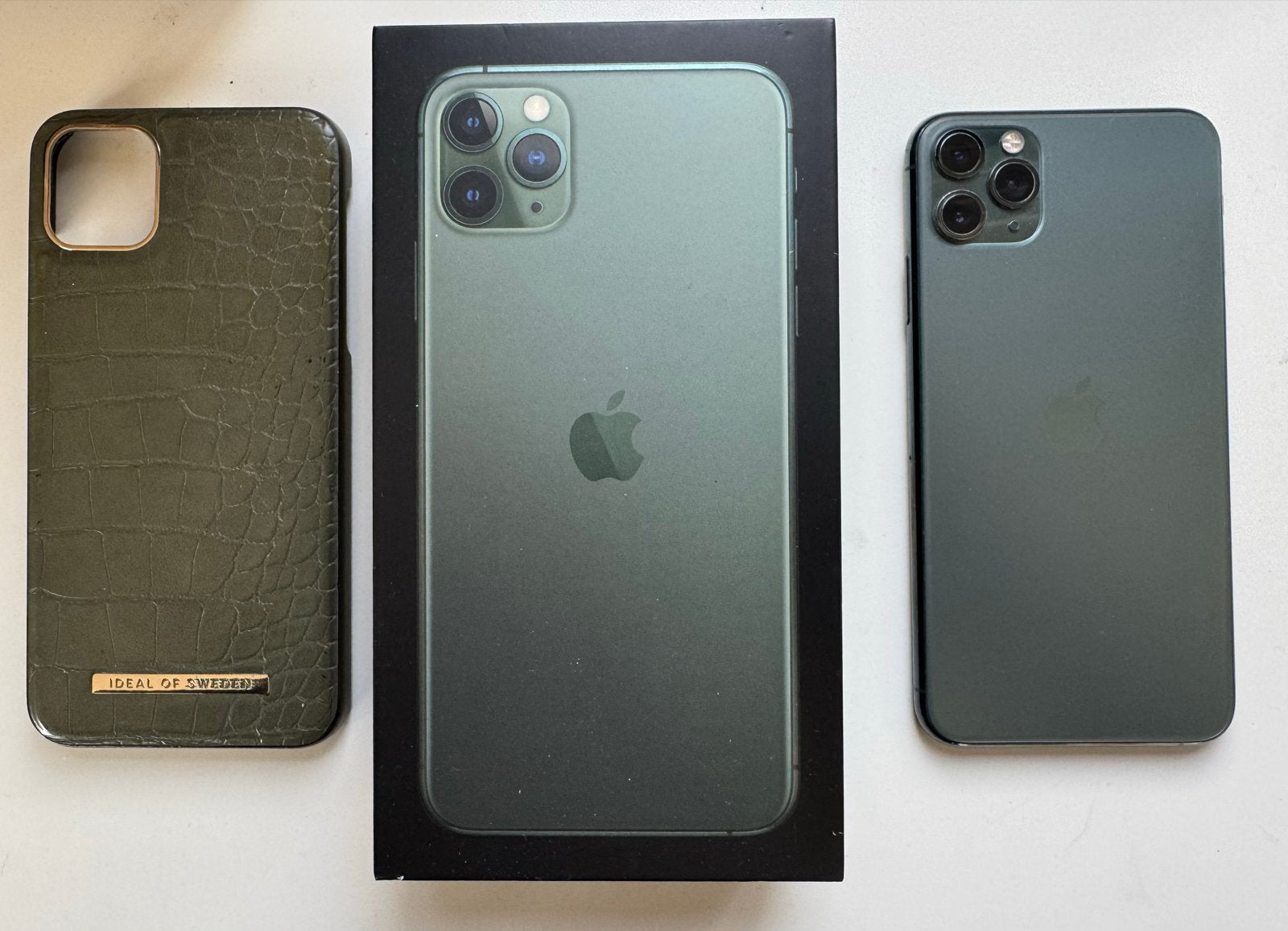 Apple iPhone 11 Pro Max 256GB Groen met hoesje, Telecommunicatie, Mobiele telefoons | Apple iPhone, 256 GB, IPhone 11 Pro Max