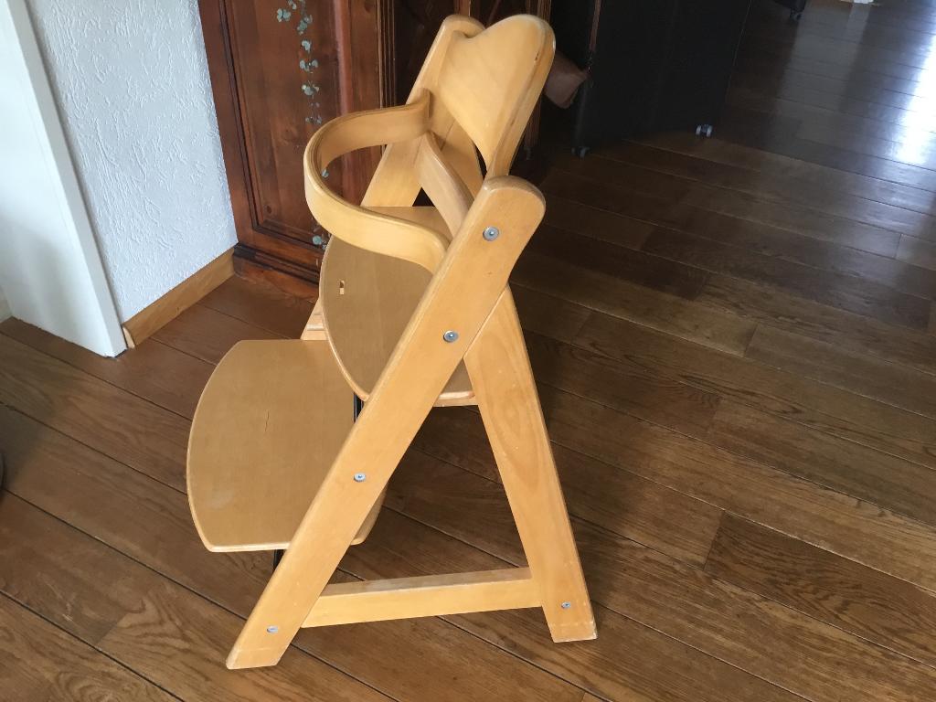 Kinderstoel beuken, Ophalen, Gebruikt, Meegroeistoel, Aanschuifbaar
