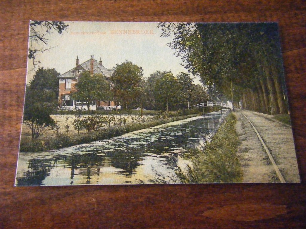 J41 - Bennebroek - Bennebroekerlaan - Mooi/Zeer oud, Ophalen of Verzenden, 1920 tot 1940, Noord-Holland