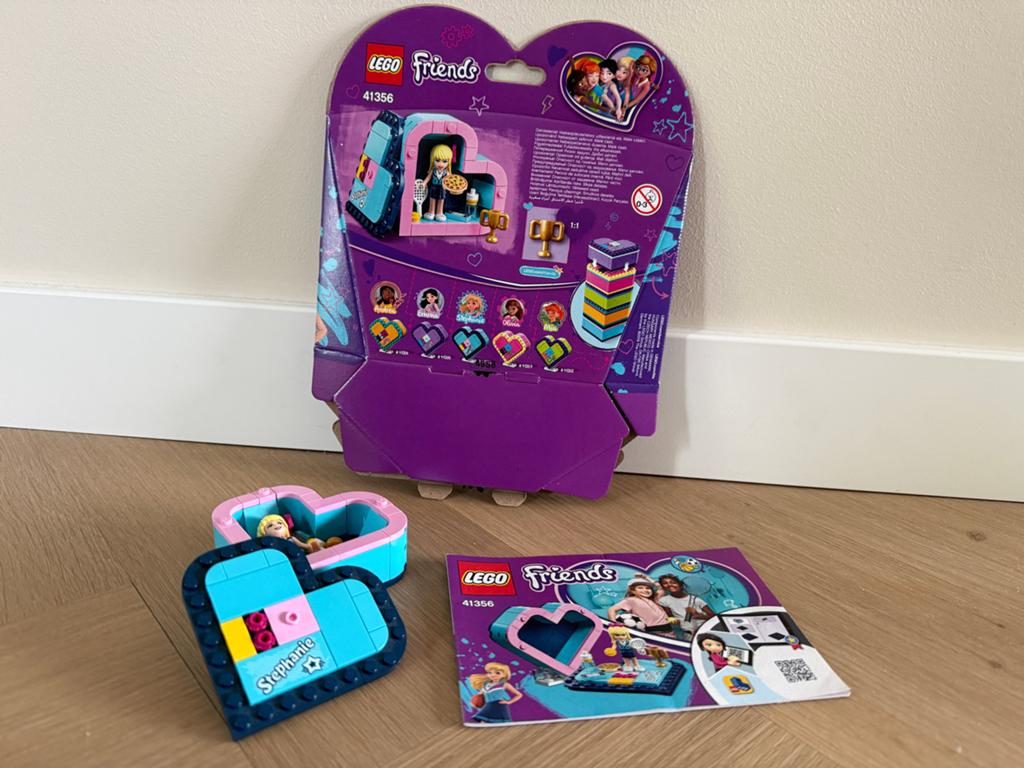 Lego Friends Stephanie's Hartdoosje 41356, Lego, Friends, Ophalen of Verzenden, Zo goed als nieuw