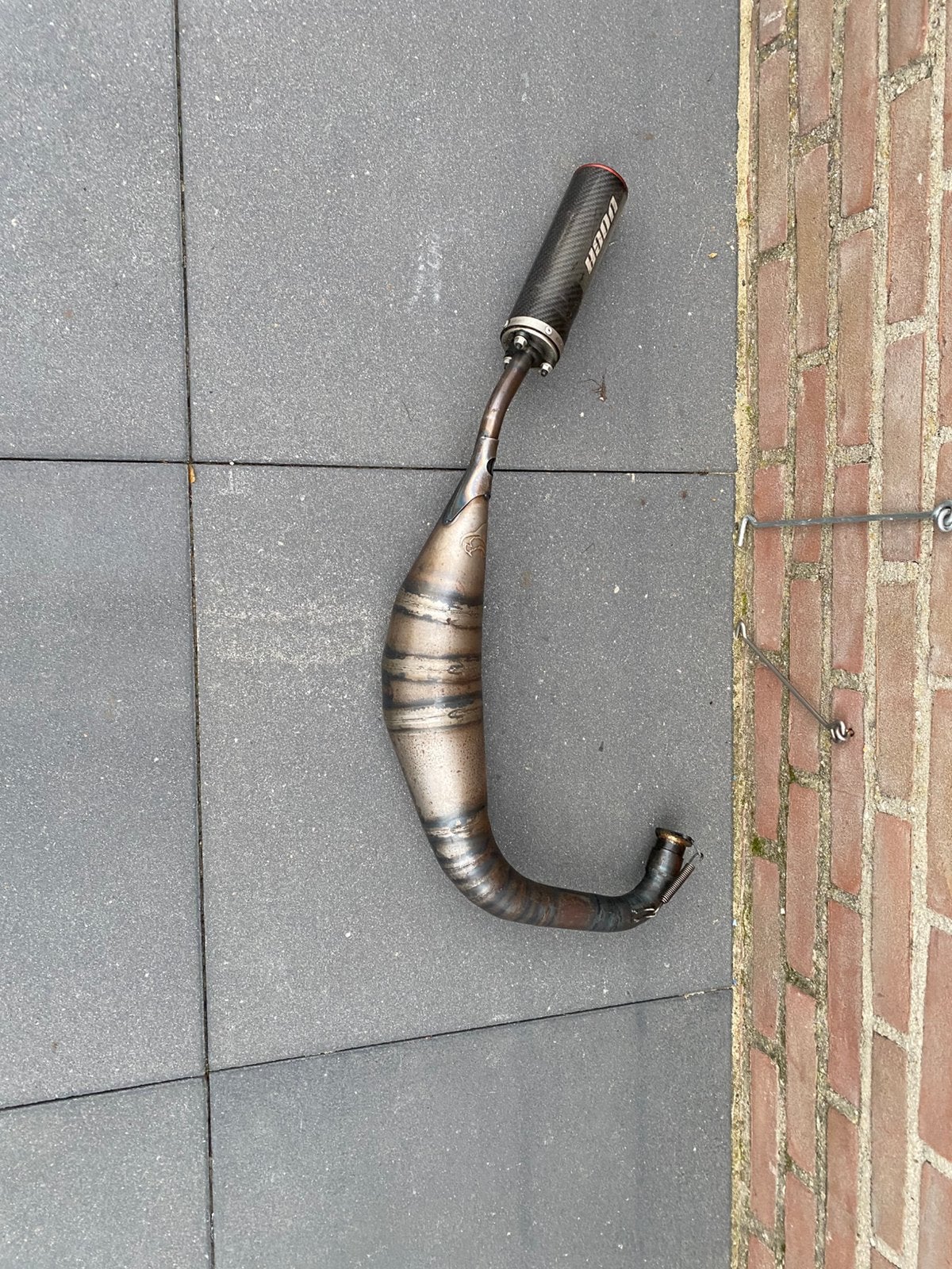 Voca 80 derbi uitlaat, Fietsen en Brommers, Ophalen, Zo goed als nieuw, Uitlaat