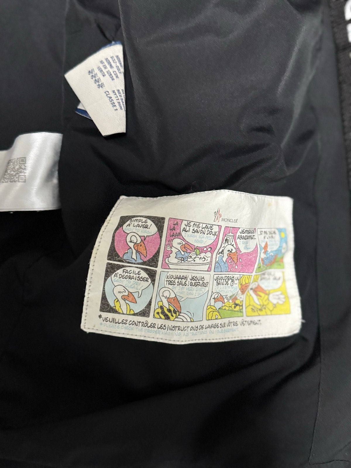 Moncler Jas Zwart Maat M, Kleding | Heren, Jassen | Zomer, Ophalen of Verzenden, Zo goed als nieuw, Maat 48/50 (M), Zwart