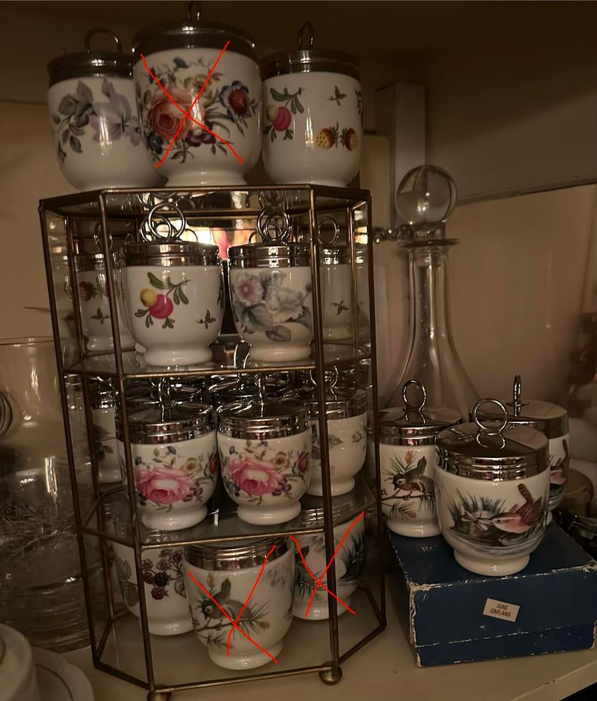 Royal Worcester Egg Coddlers groot en klein formaat. Igs!, Ophalen of Verzenden