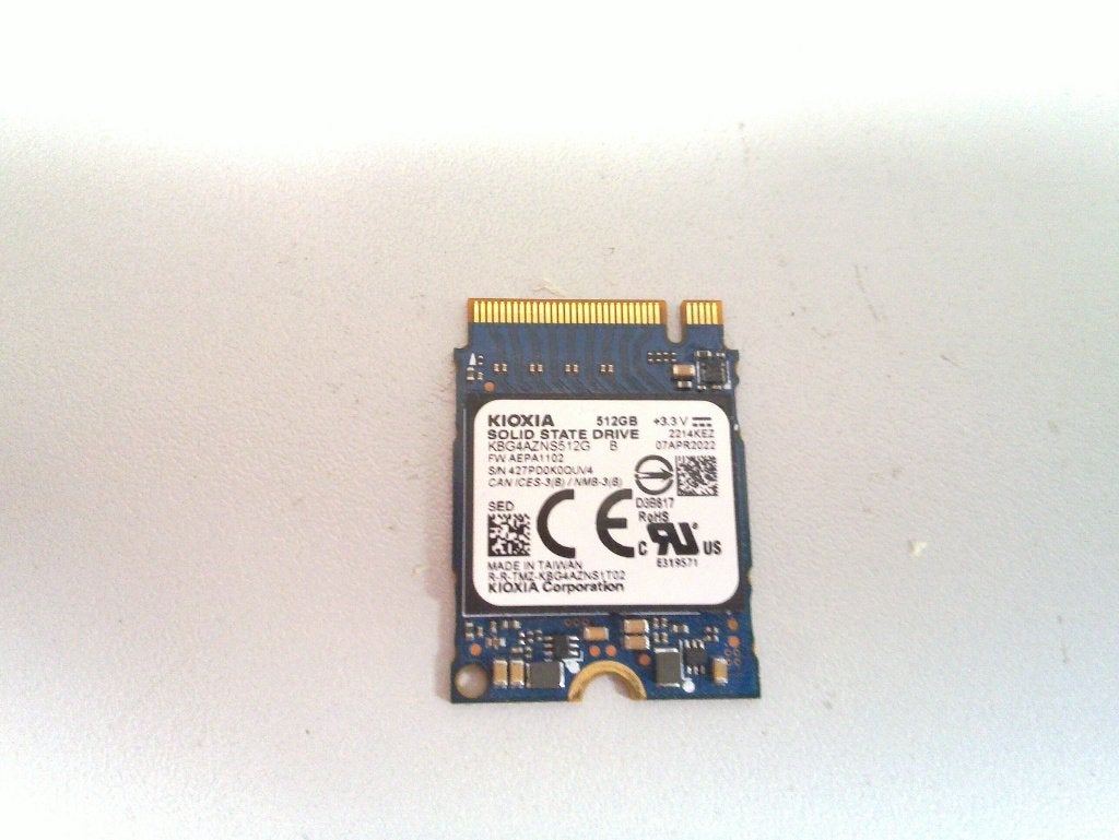 Kioxia 512GB M.2-2230 NVMe SSD Steam Deck