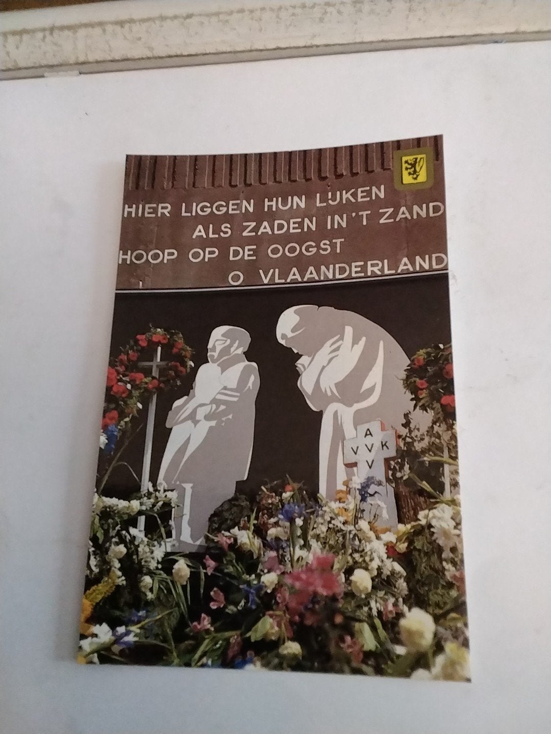 Oude Postkaart: Hier liggen hun lijken als zaden in 't zand, Verzamelen, Ophalen of Verzenden, Voor 1920, Ongelopen