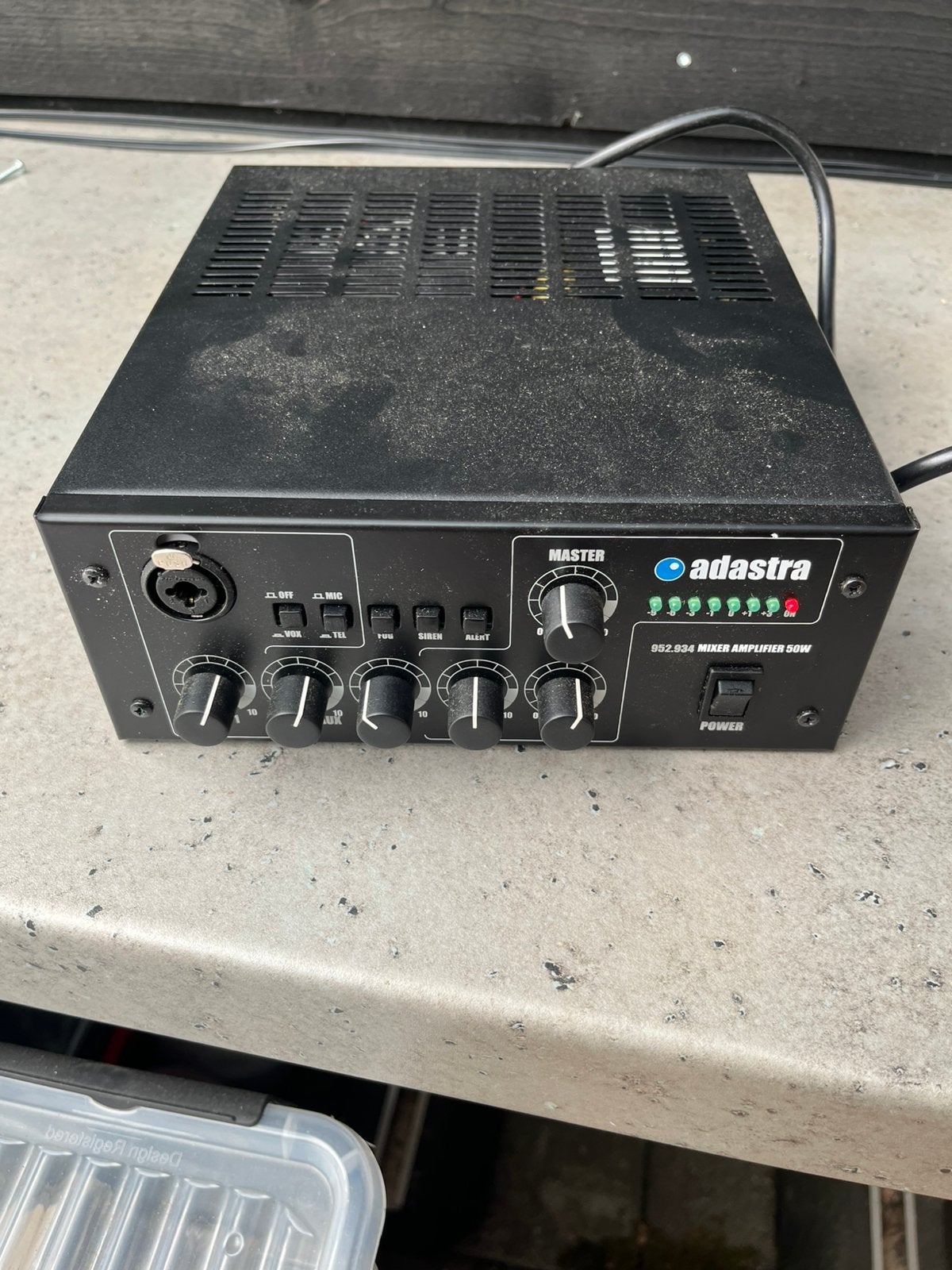 ADASTRA mixer amplifier 50 watt, G, G, G, Nieuw