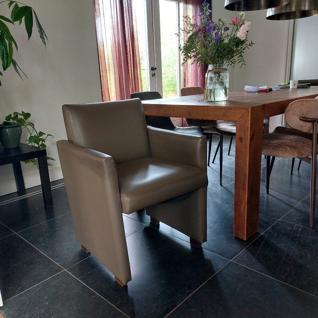 Leunstoelen skai 2 stuks, Huis en Inrichting, Ophalen, Overige materialen, Gebruikt, Minder dan 75 cm