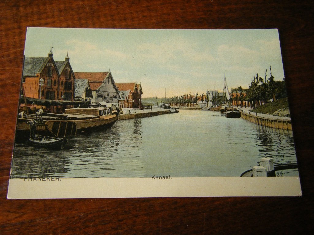 R41 - Franeker - Kanaal - Schepen - Mooi/Oud, Ophalen of Verzenden, Voor 1920, Friesland