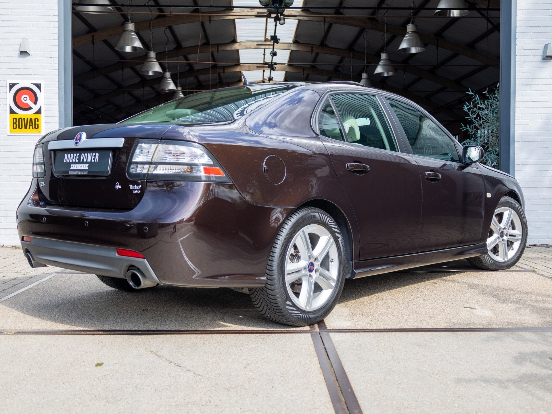 Saab 9-3 Sport Sedan 2.0 T Aero XWD *Schuif/kantel | Leder |, Automaat, Gebruikt, 4 cilinders, Bruin
