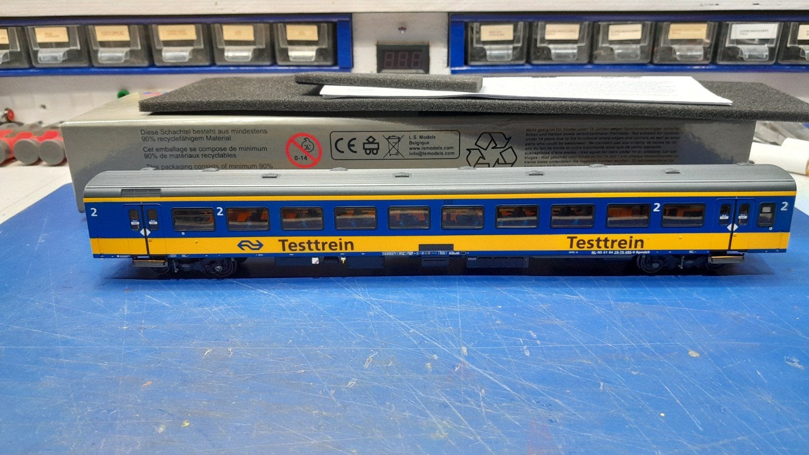 ls models icr testtrein,, Overige merken, Gelijkstroom, Ophalen of Verzenden, NS