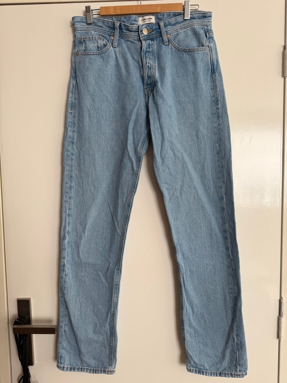 Jack & Jones Chris Relaxed Spijkerbroek 30/34, Verzenden, Gedragen, Blauw, W32 (confectie 46) of kleiner