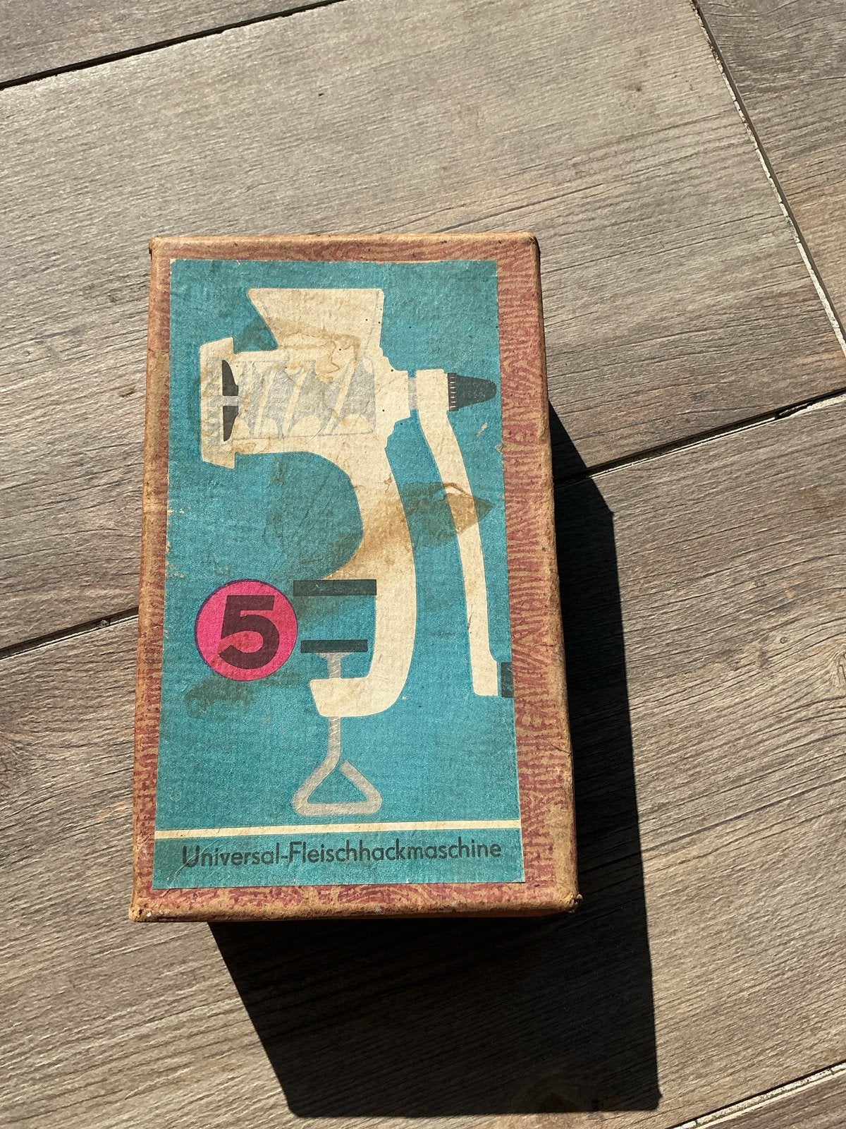 Vintage Vleesmolen - Universal-Fleischhackmaschine, Ophalen of Verzenden