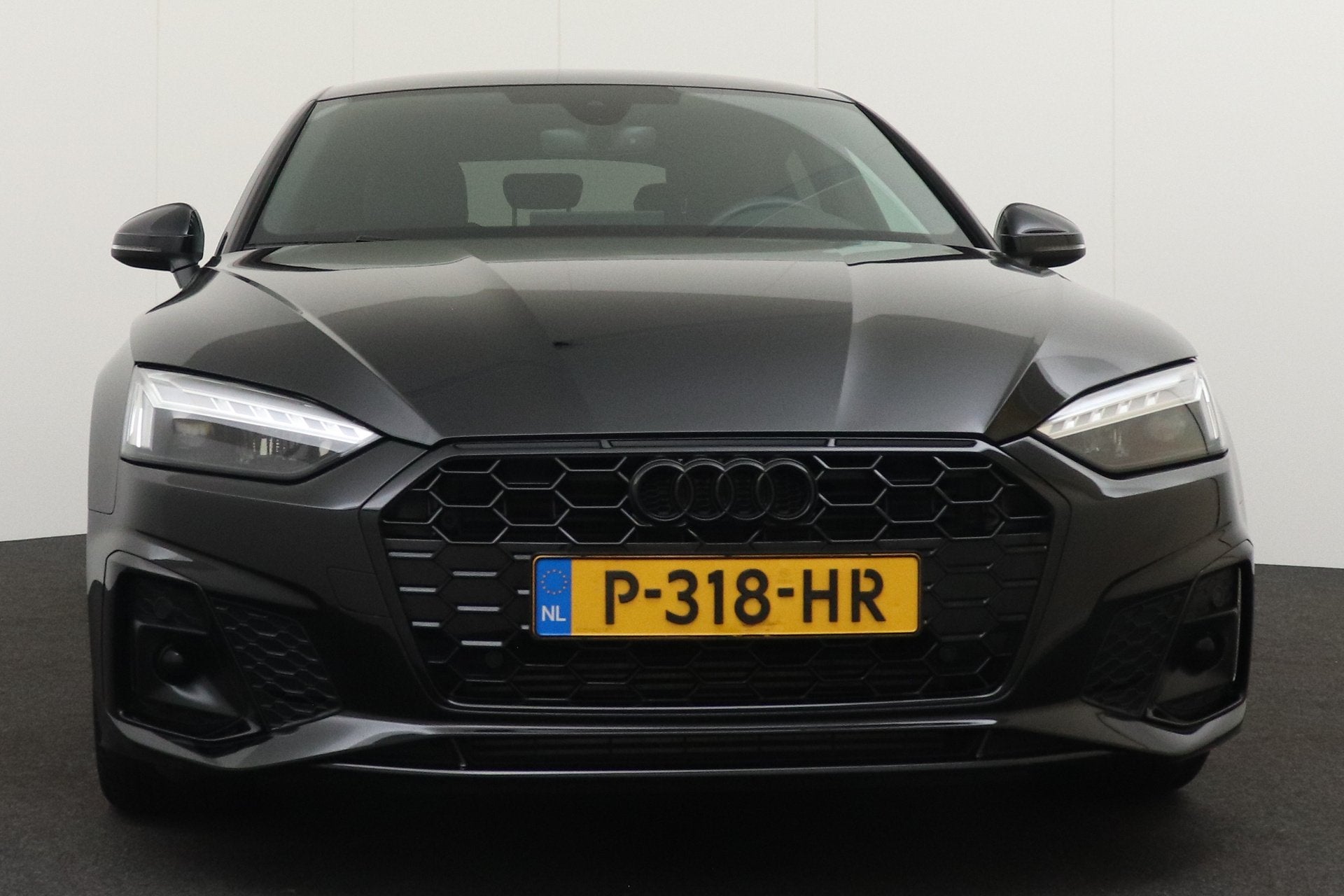 Audi A5 Sportback 2.0 TFSI S-Line Competition Black-Ed Camer, Gebruikt, 4 cilinders, Leder en Stof, Zwart