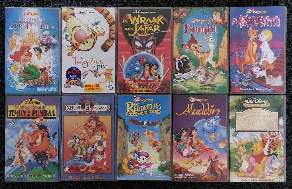 Walt disney vhs videobanden., Cd's en Dvd's, VHS | Kinderen en Jeugd, Ophalen, Gebruikt, Tekenfilm, Alle leeftijden