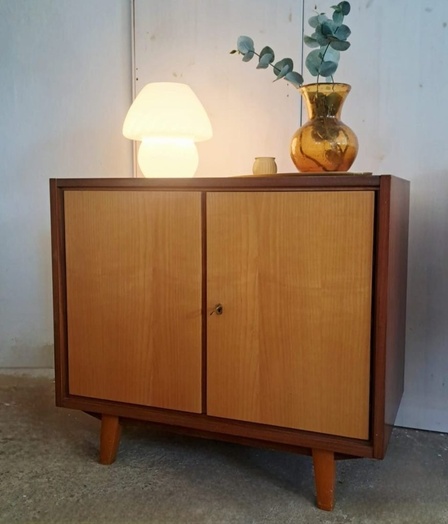 Kommode Sideboard 50er 60er Mid Century Vintage, Ophalen, Gebruikt, 50 tot 100 cm, Mid Century