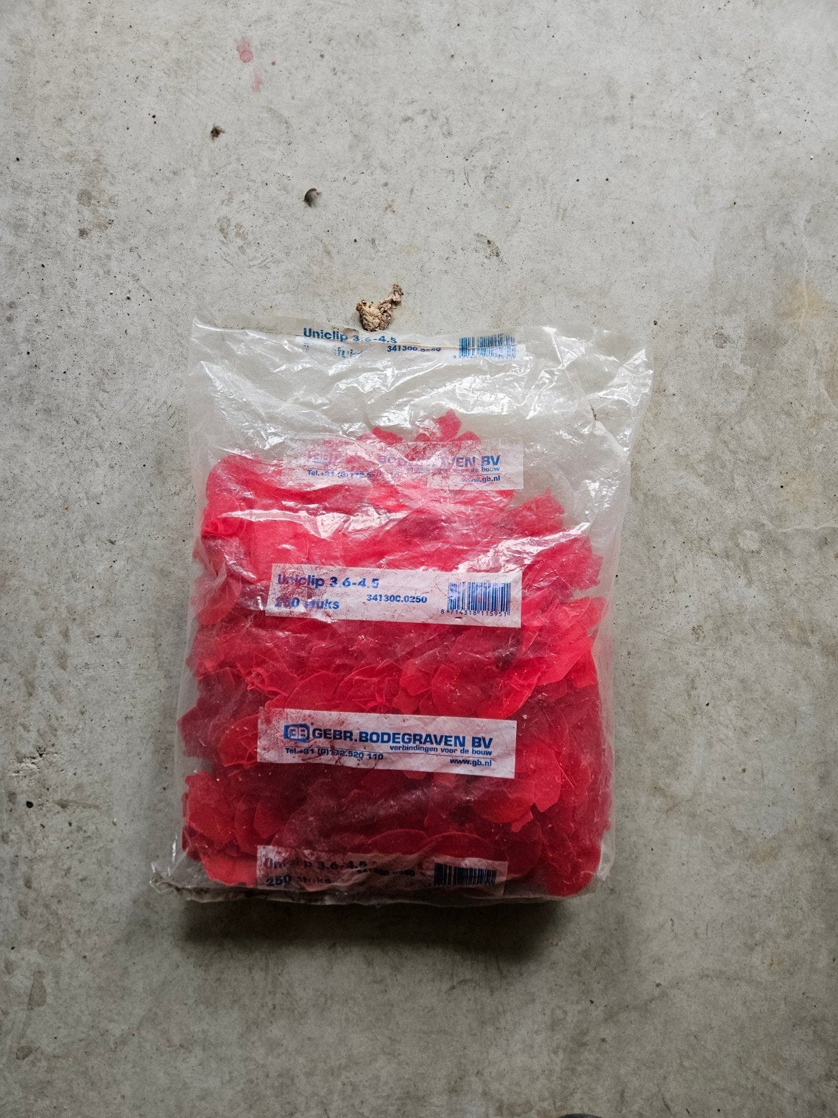 Isolatiedoppen 250 stuks, Doe-het-zelf en Verbouw, Ophalen, Nieuw, Minder dan 50 mm, Pluggen