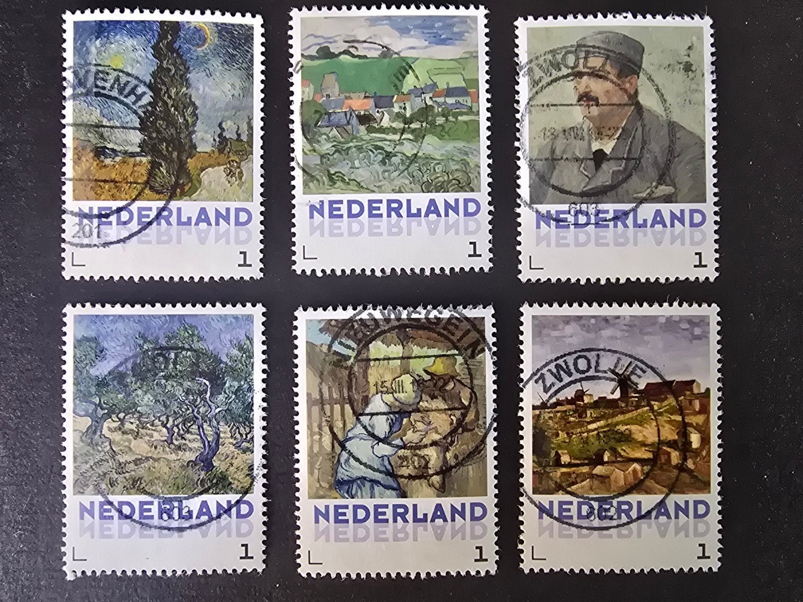 Persoonlijke Postzegels Nederland - Vincent van Gogh 3, Postzegels en Munten, Ophalen of Verzenden, Gestempeld