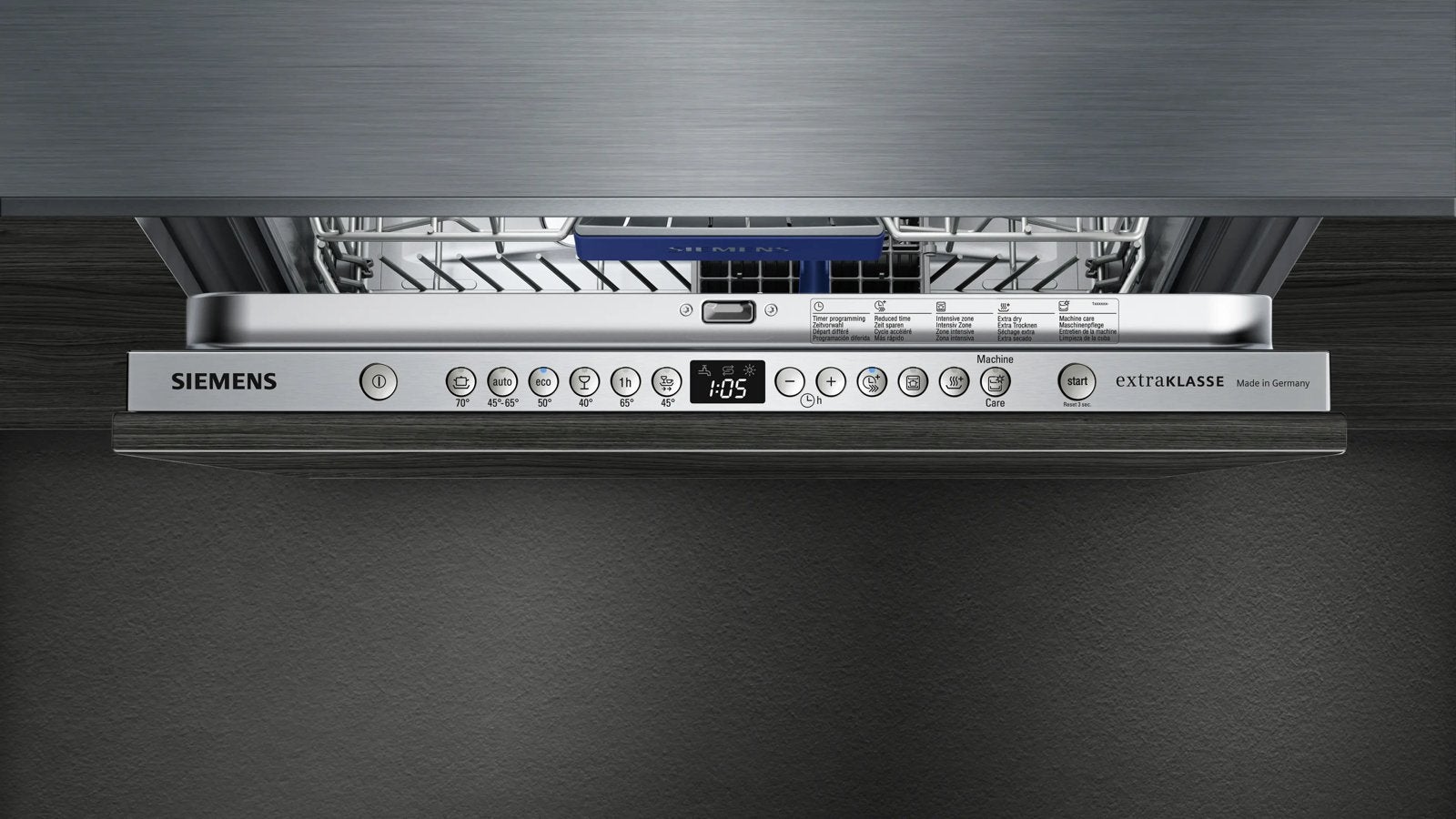 Siemens inbouwvaatwasser SN63x08ie, Witgoed en Apparatuur, Vaatwasmachines, Ophalen, Gebruikt, Inbouw, Minder dan 85 cm