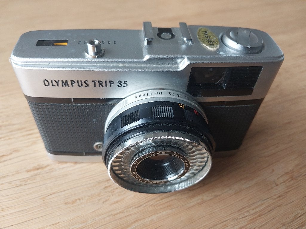Olympus Trip 35, Ophalen of Verzenden, Gebruikt, Compact, Olympus