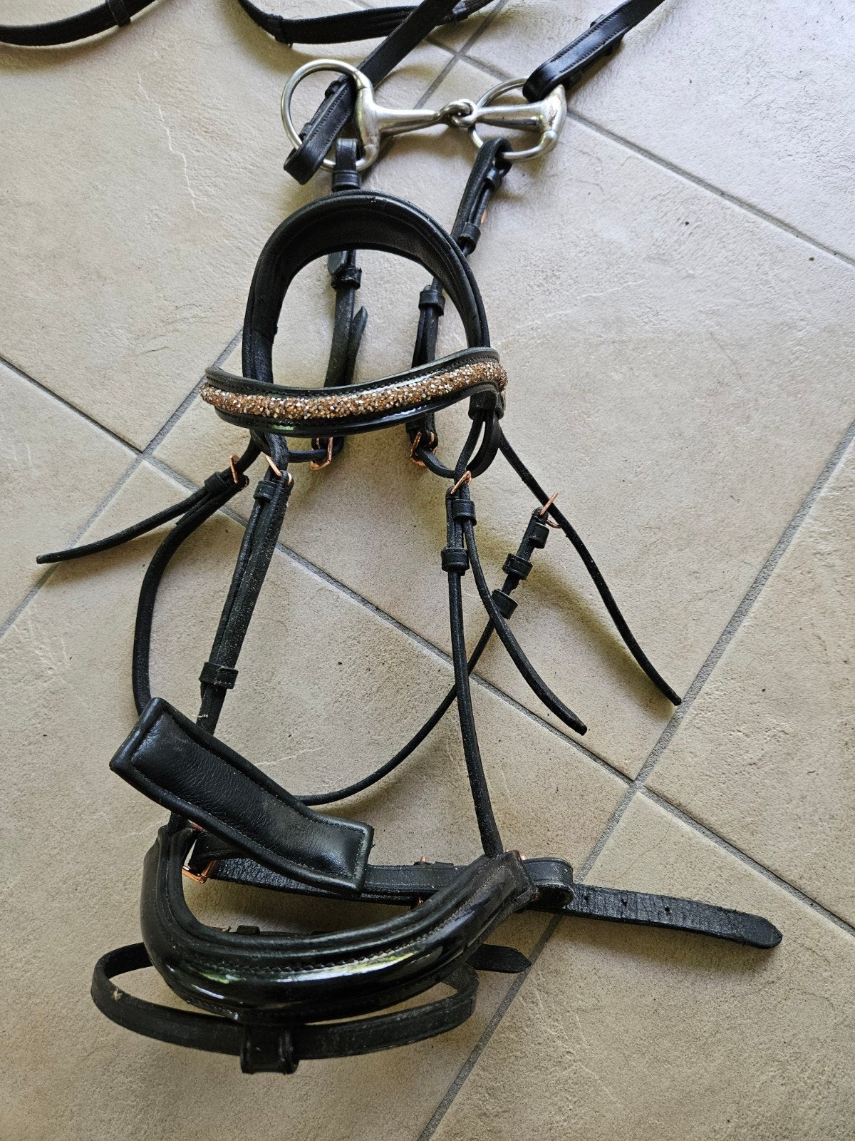 Rijtuig Cob pony z.g.a.n, Ophalen of Verzenden, Zo goed als nieuw, Inclusief teugels, Cob
