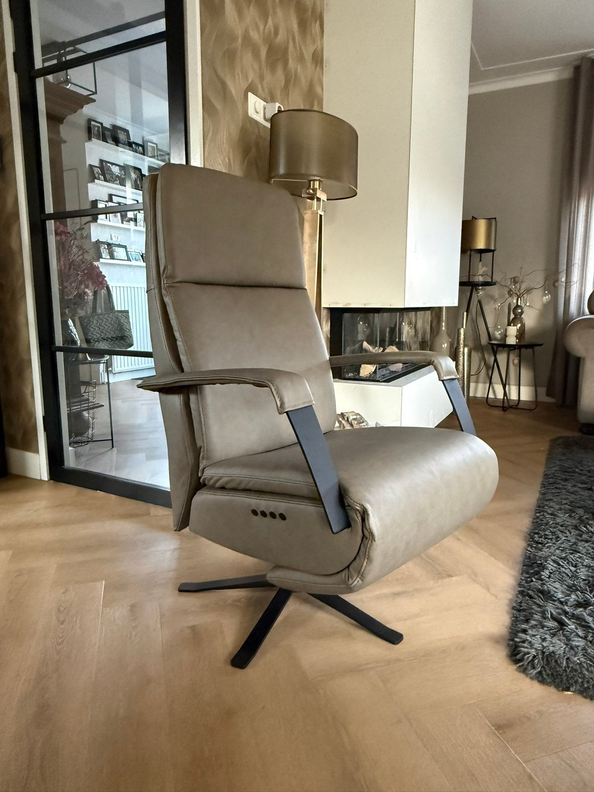 Topklasse relaxfauteuil, Huis en Inrichting, Fauteuils, Maison Chic, Luxe relaxfauteuil, ., Minder dan 75 cm