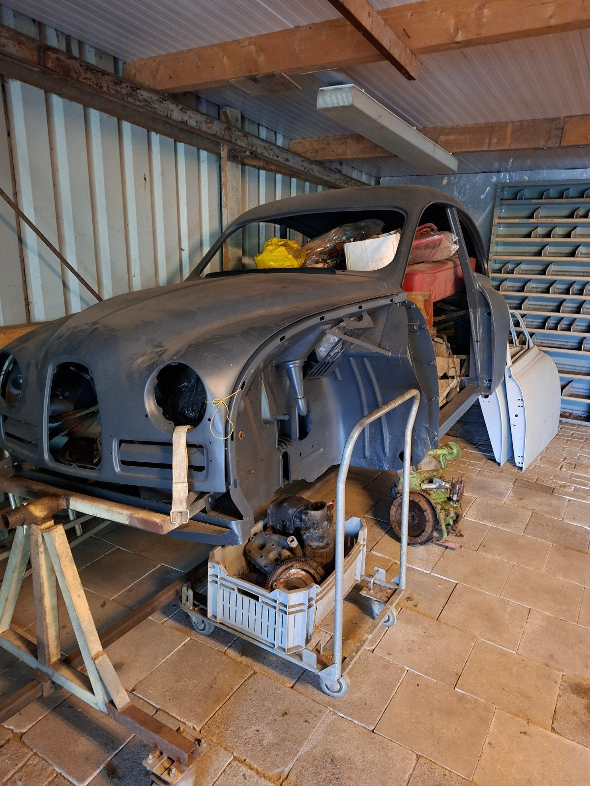 Saab 93B leuk restauratieobject met suïcide deuren., Ophalen, Voor, Saab, Deur