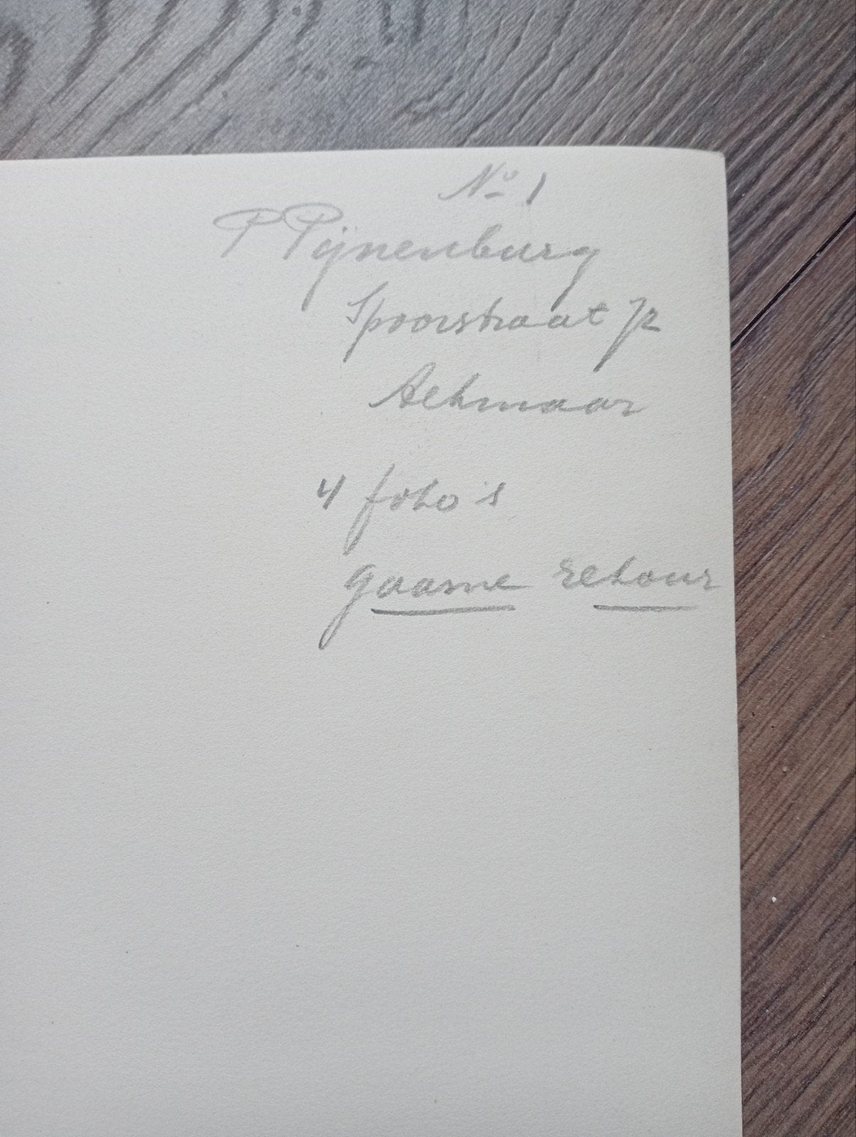 Oude foto Keukenhof Piet Pijnenburg, Ophalen of Verzenden, Voor 1940, Gebruikt, Overige onderwerpen