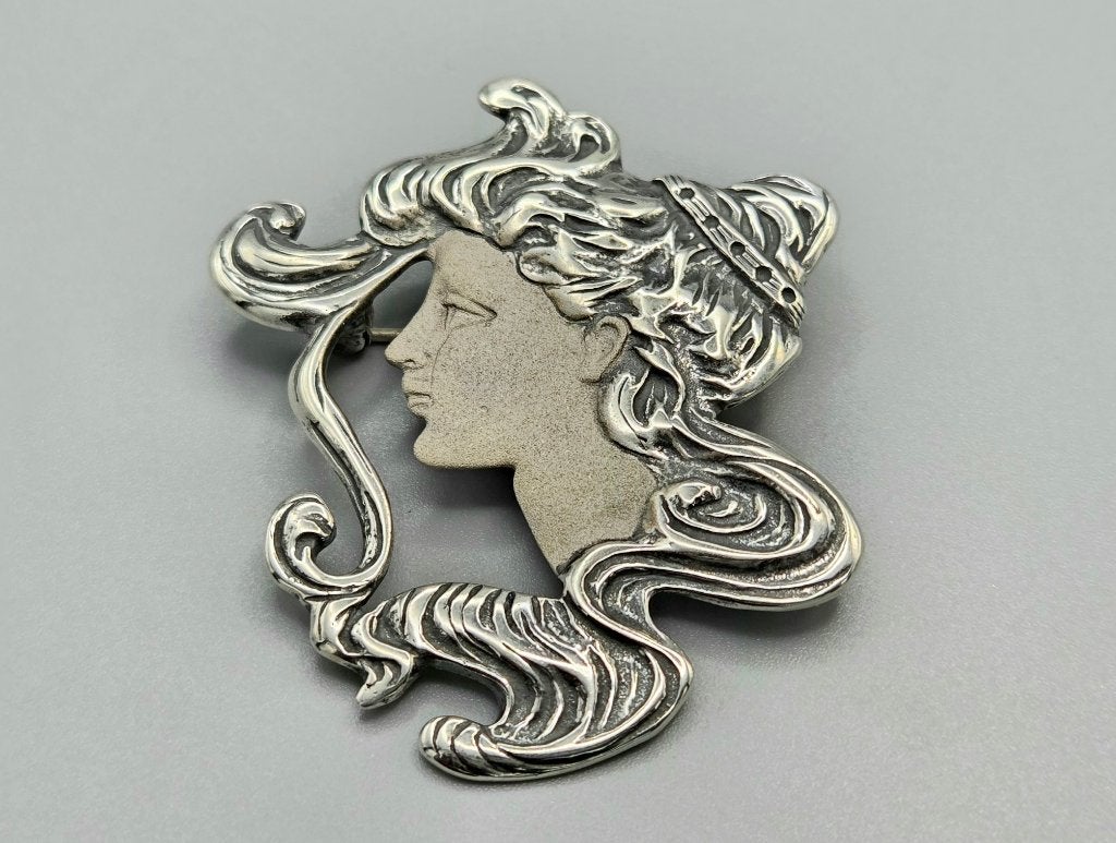 Zilveren broche/hanger van Sarah Bernhart. 2026/457., 4 tot 7 cm, ., Nieuw, Ophalen of Verzenden