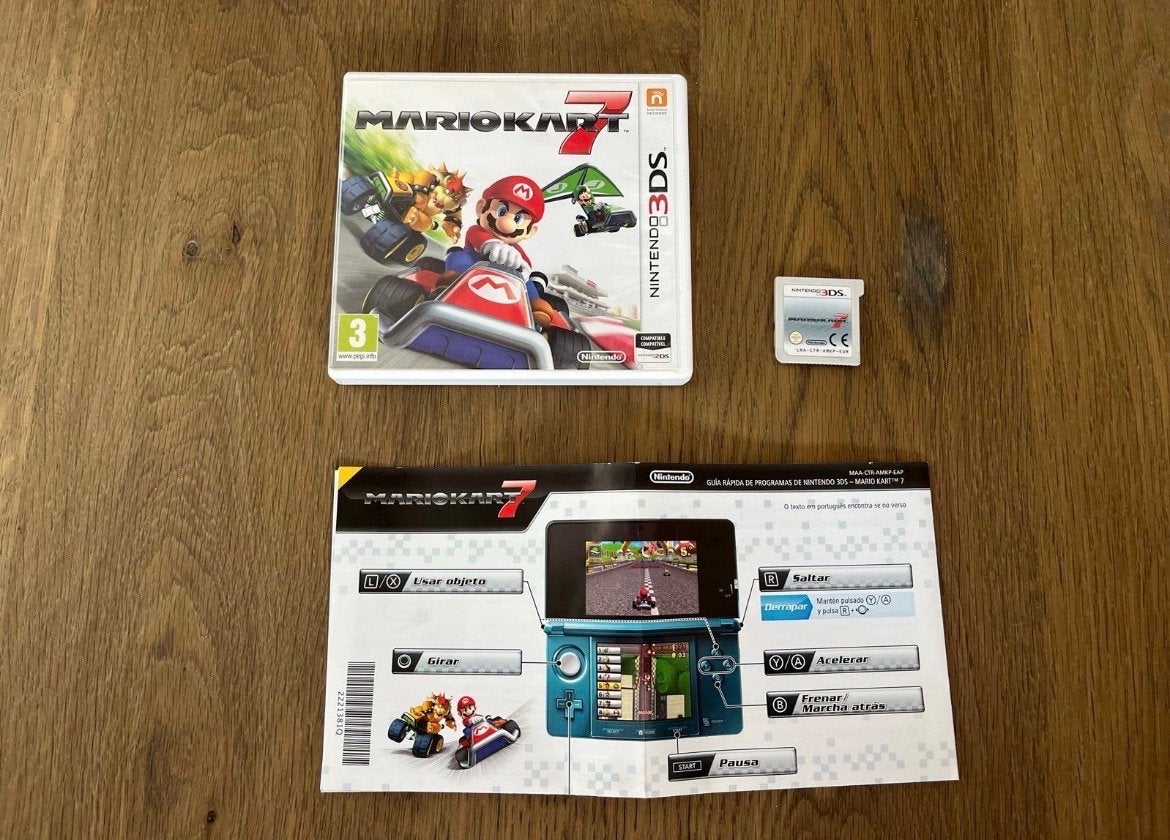 Mario Kart 7 voor Nintendo 3DS - Compleet met doosje en boek, Spelcomputers en Games, Games | Nintendo 2DS en 3DS, Online, Racen en Vliegen