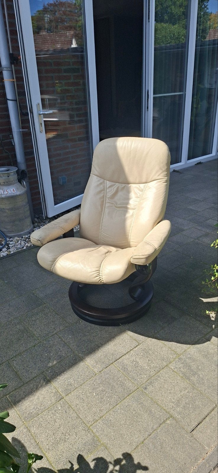 stressless relaxstoel op draaivoet
gratis op te halen, Ophalen, Gebruikt, Minder dan 75 cm, Leer