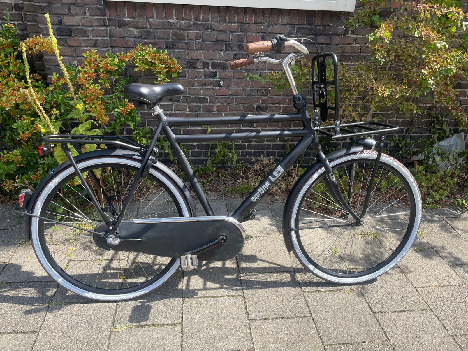 Cortina U4 transport (65 centimeter frame), Fietsen en Brommers, Fietsen | Heren | Herenfietsen, Terugtraprem, Gebruikt, Versnellingen