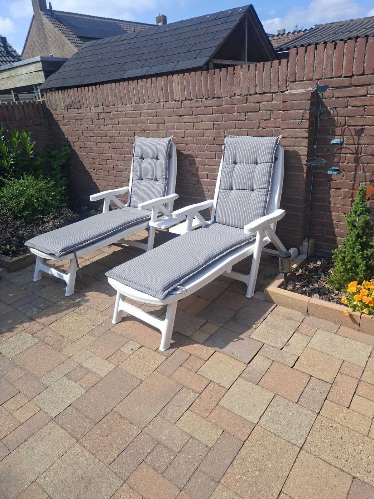 Ligbedden, Tuin en Terras, Ophalen, Gebruikt, Rotan