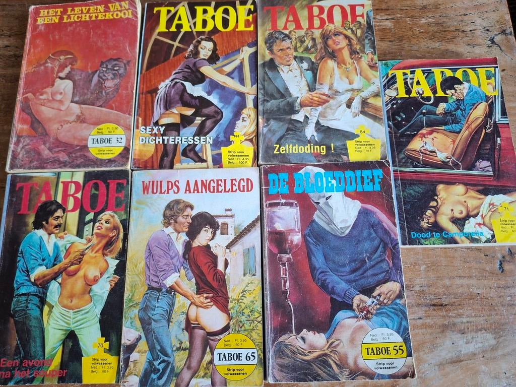 taboe sex strips, Meerdere comics, Ophalen of Verzenden, Gelezen, Europa