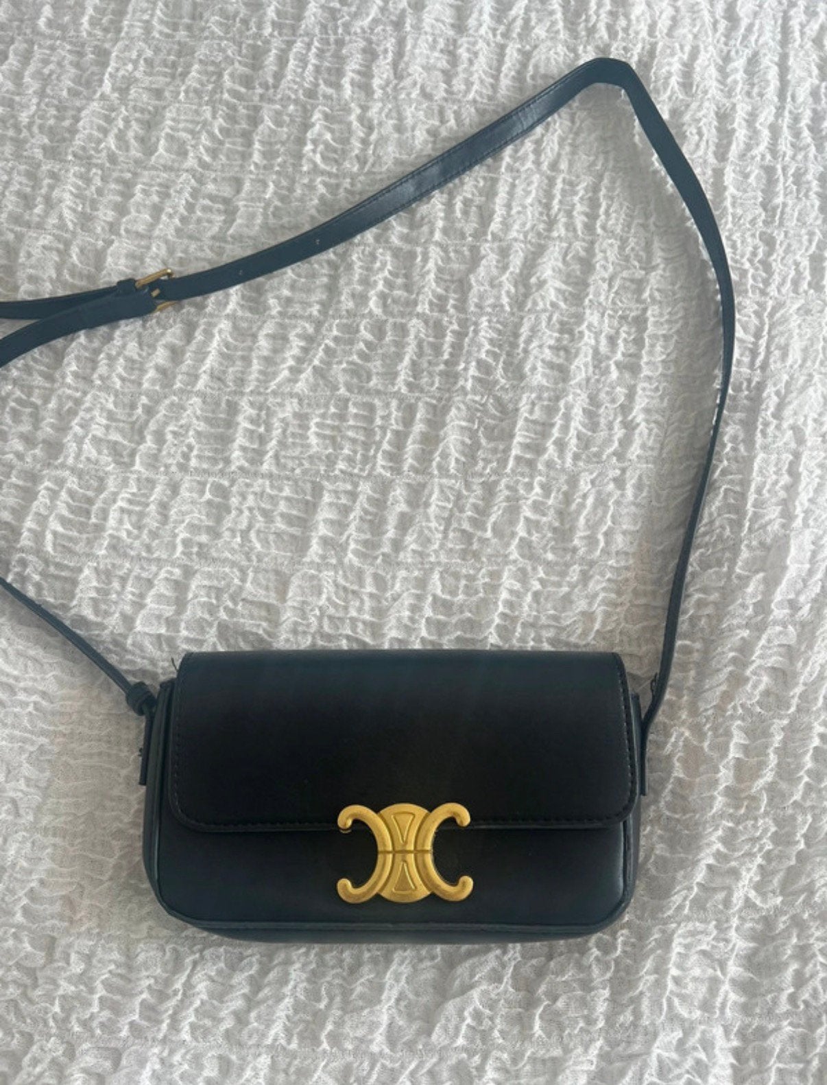 Celine look a like tas, Ophalen of Verzenden, Zo goed als nieuw, Zwart