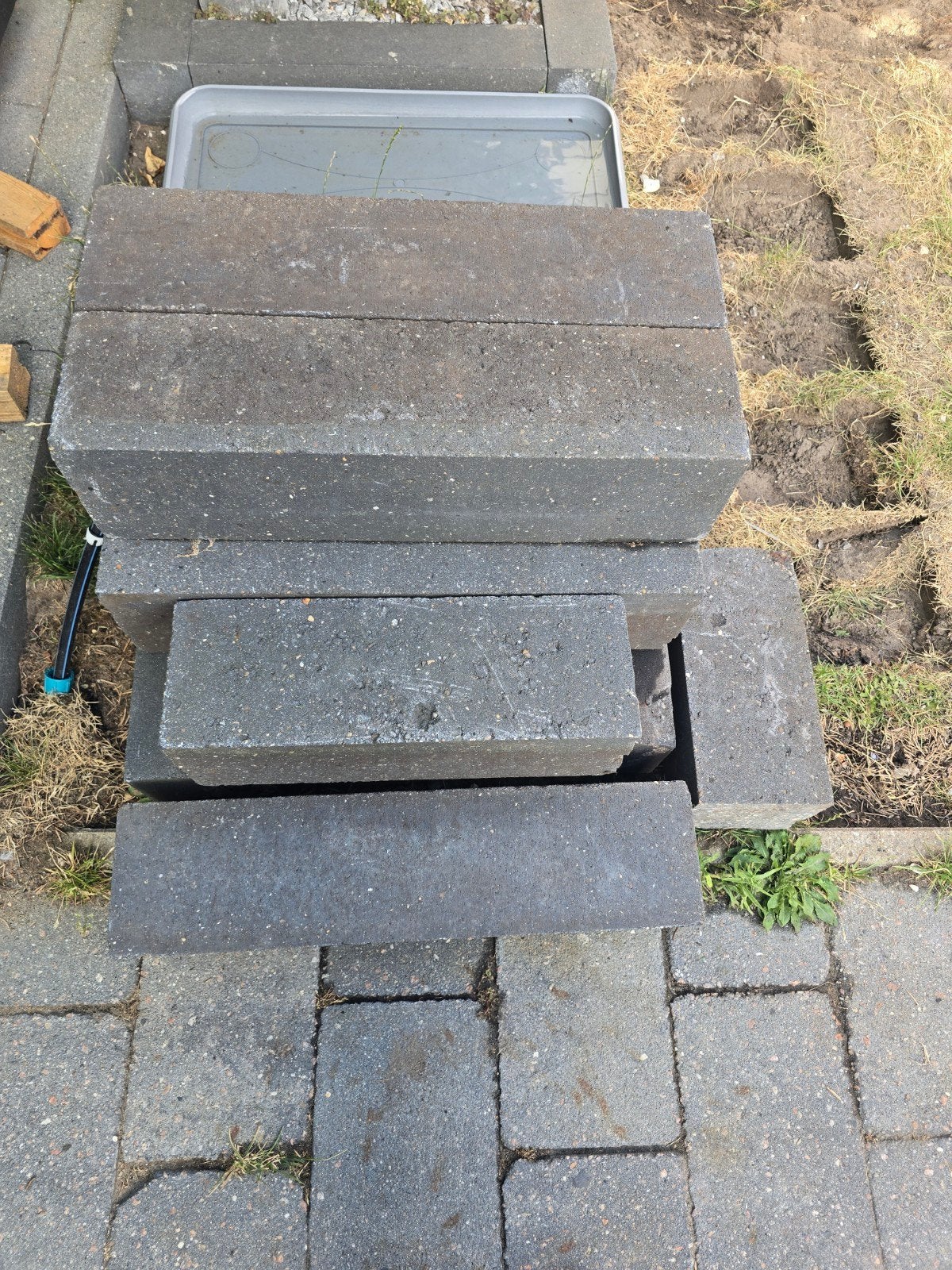 Stapelblokken, Tuin en Terras, Bielzen en Borders, Ophalen, Nieuw, Minder dan 100 cm, Minder dan 25 cm
