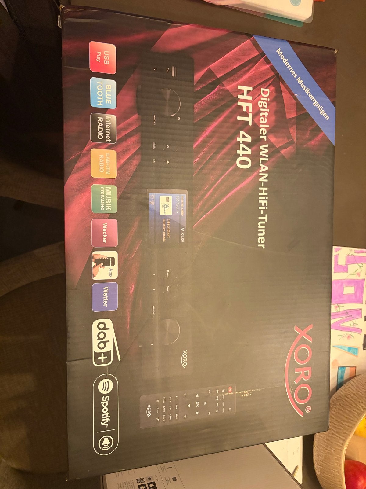 XORO HFT 440 Digitale WLAN-HiFi-Tuner, Ophalen of Verzenden, Nieuw, Radio
