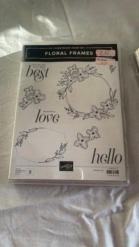 Stampin Up! - Floral Frames stempelset, Ophalen of Verzenden, Zo goed als nieuw, EZ-mounted stempel