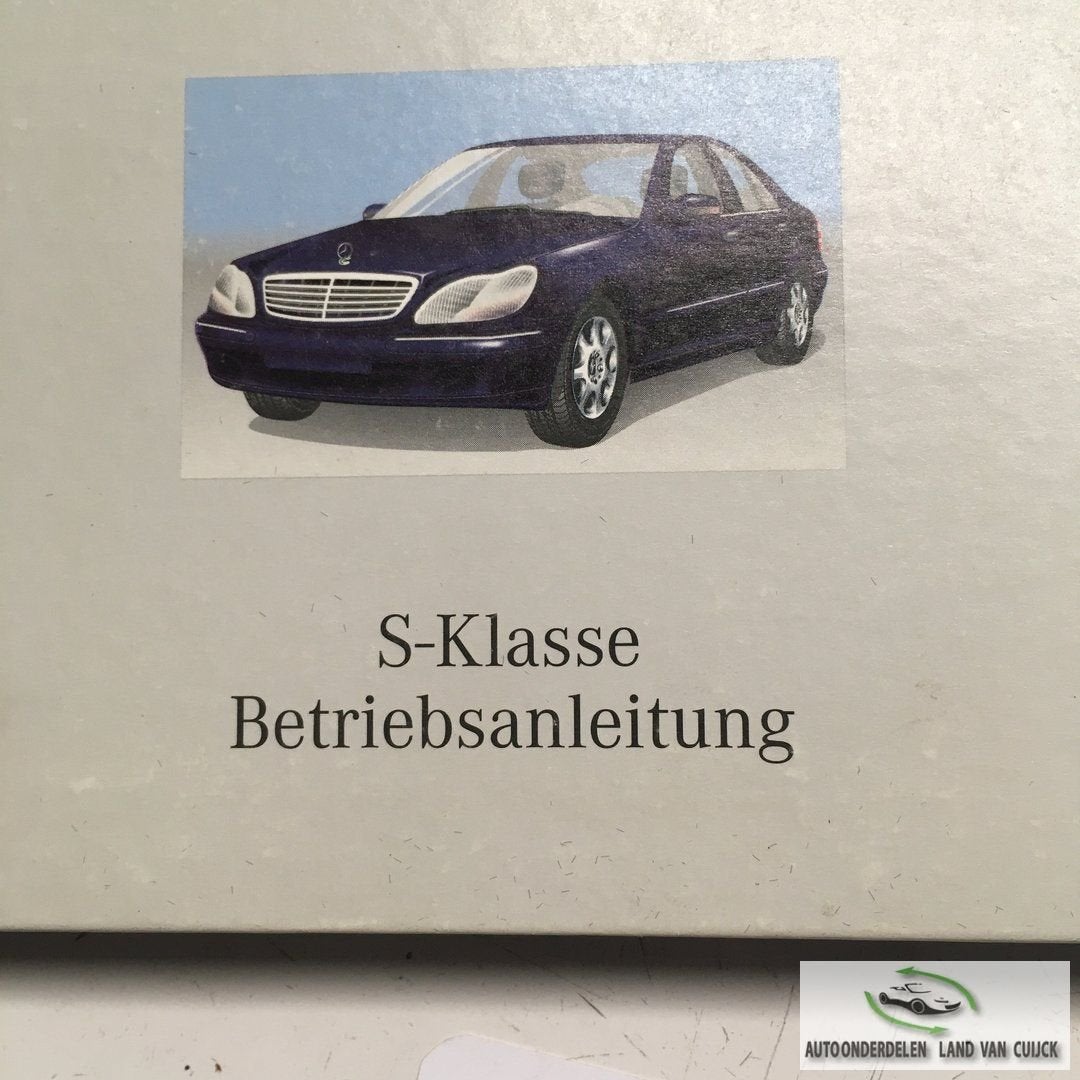 Mercedes S500 5.0 automaat 2001 25000098  Handleiding, Auto diversen, Ophalen of Verzenden