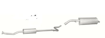 UITLAAT middendemper einddemper CITROEN C3 1.4, Verzenden, Ruud van den boogaard, Bmunzkat@hotmail.com, Laagstraat 443
