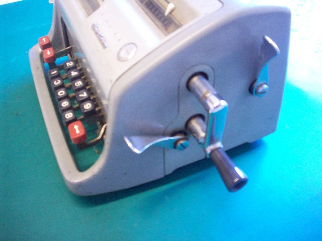 Antieke rekenmachine, Ophalen of Verzenden