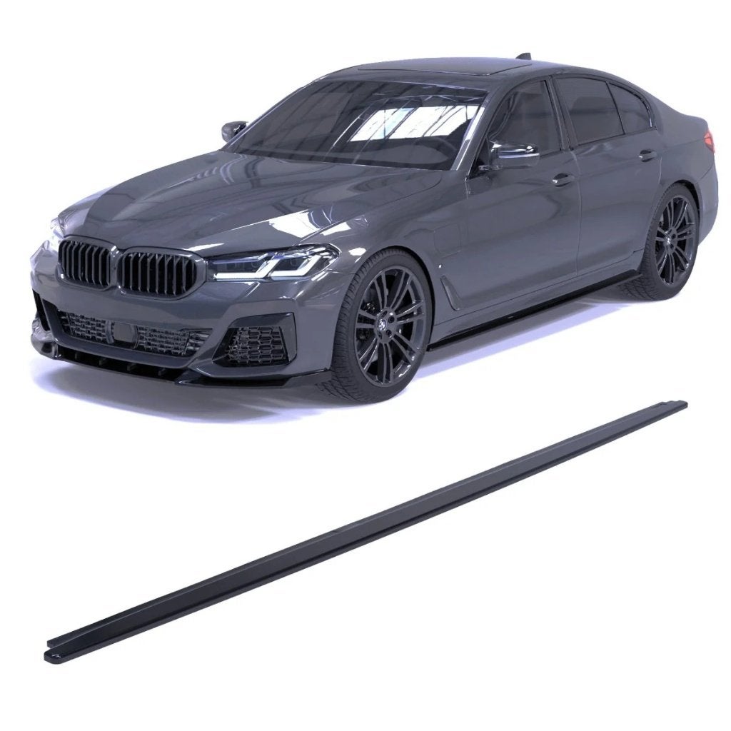 BMW G30 G31 M-Pakket Sideskirts Hoogglans Zwart 2017-2023, Auto diversen, Ophalen of Verzenden