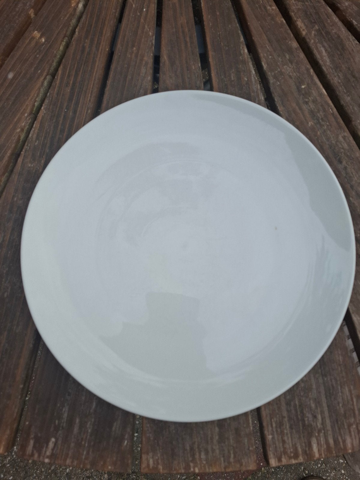 Horeca Borden - 30.5cm Rond - Gebruikt, Goede Staat, Ophalen, Steen/keramiek, Wit, Overige typen