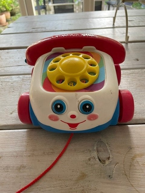 Vintage Fisher Price Telefoon. Push & Pull. Trektelefoon., Ophalen, Gebruikt, Duw- of Trekspeelgoed