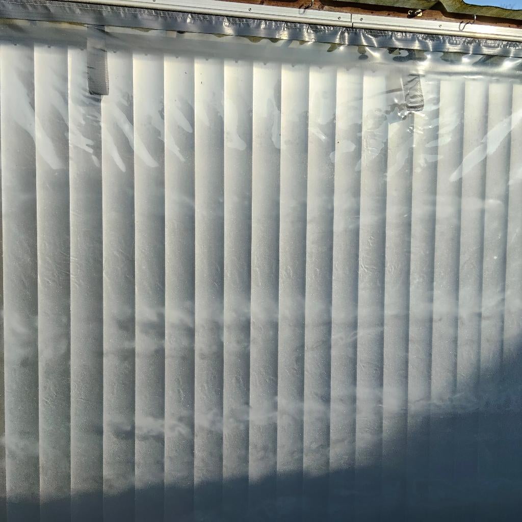 lamellen aluminium, Ophalen, Zo goed als nieuw, Aluminium, 150 tot 200 cm