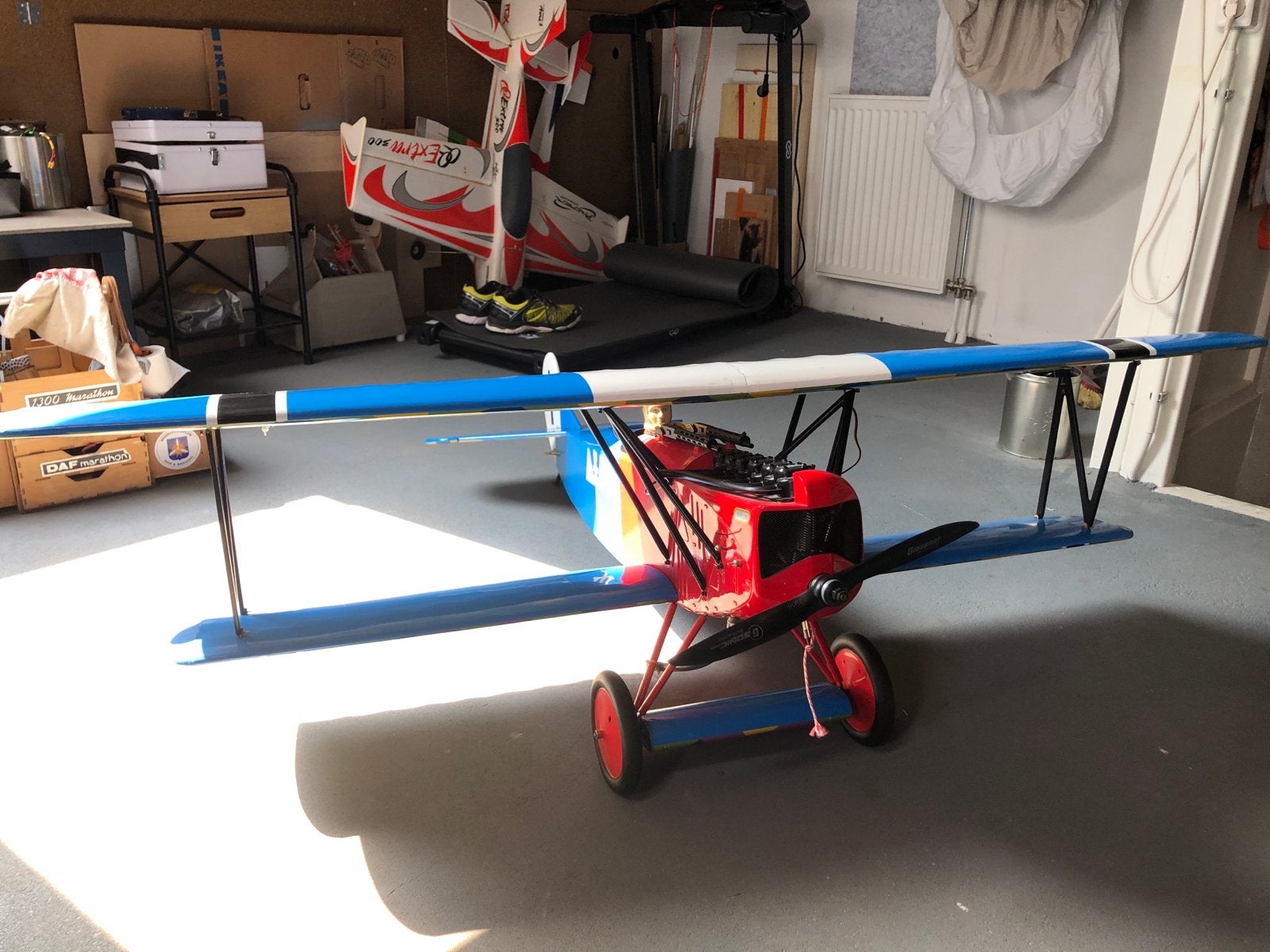 Fokker D7 RC Vliegtuig - Zonder motor en elektronica, Ophalen, Gebruikt, Overige typen