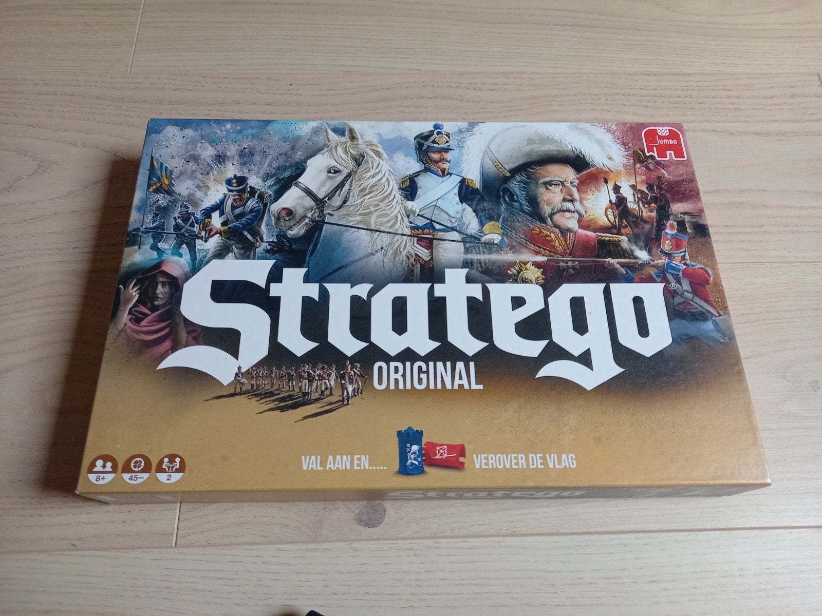 Stratego original als nieuw! NU 15!, Hobby en Vrije tijd, Gezelschapsspellen | Bordspellen, Ophalen of Verzenden, Zo goed als nieuw