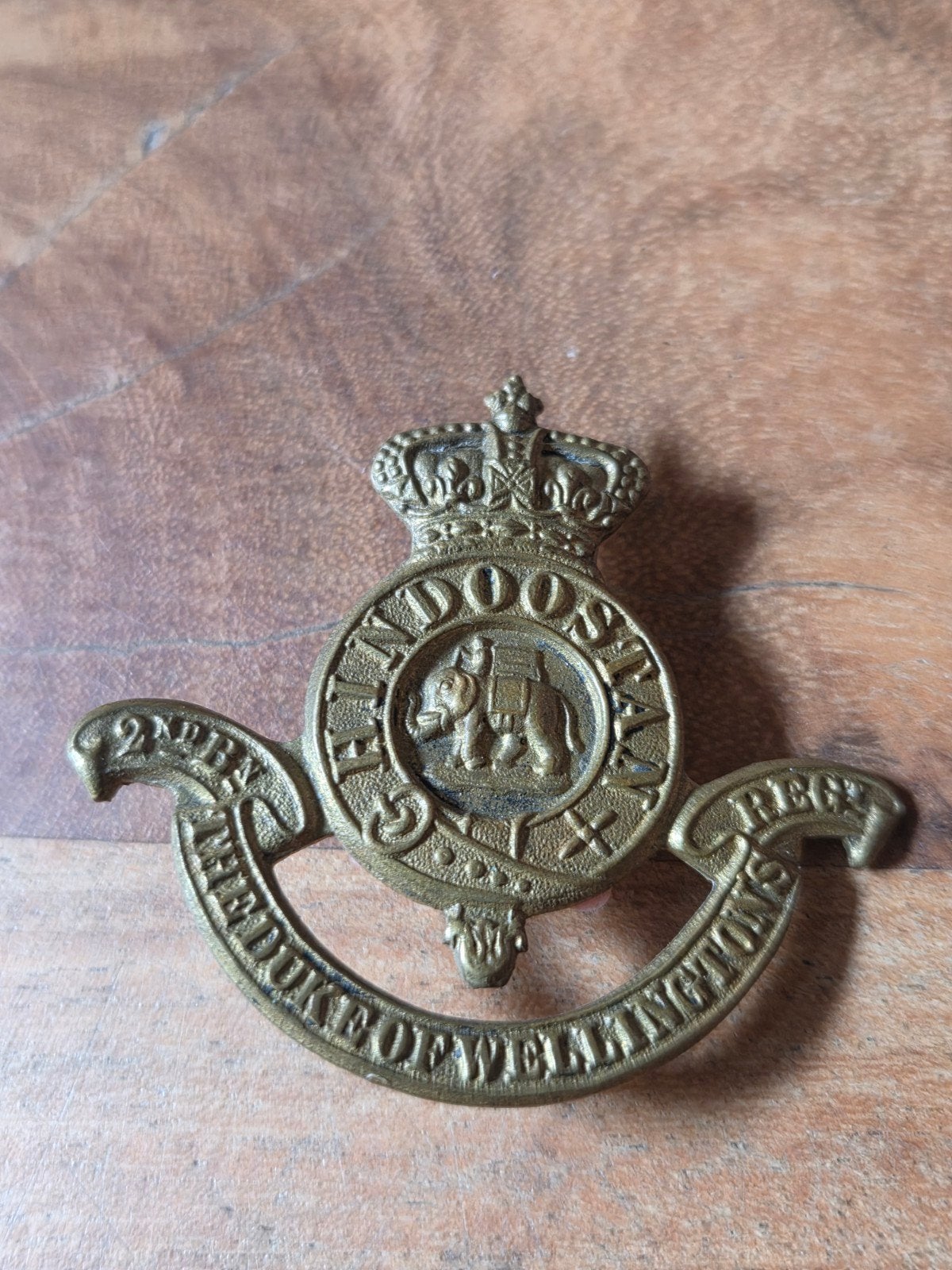 wo2 2nd duke of wellington regt, Ophalen of Verzenden, Landmacht, Overige gebieden, Embleem of Badge